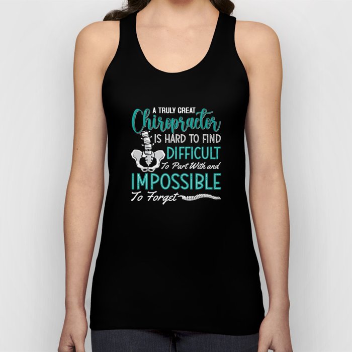 Chiropractic Spine Truly Great Chiropractor Chiro Tank Top