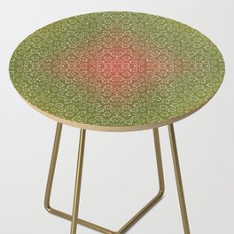 Bohemian Meditation Space Green Side Table