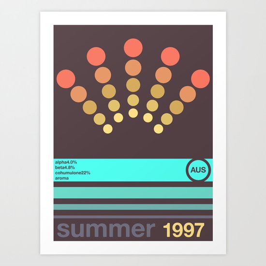 summer single hop Art Print