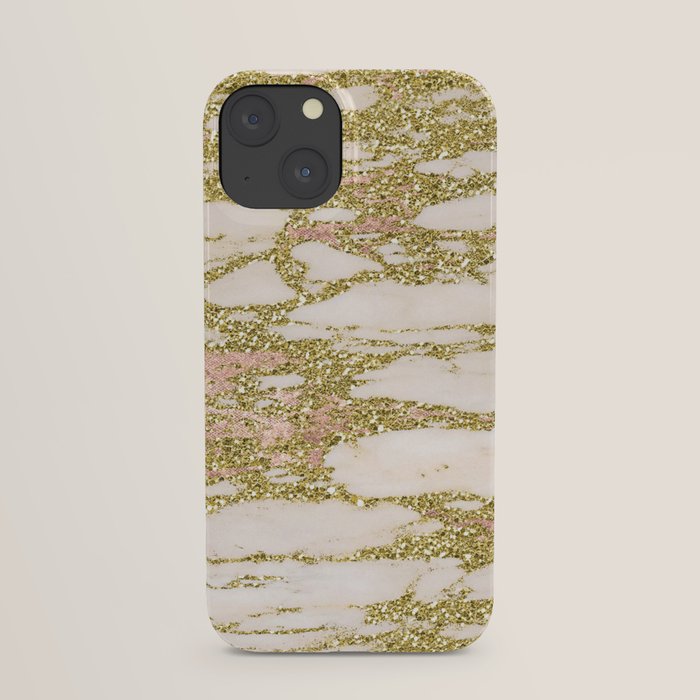 Troina rose gold marble iPhone Case by marbleco Society6