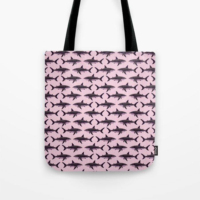 Pattern: Rose-Colored Sharkies ~ (Copyright 2015) Tote Bag