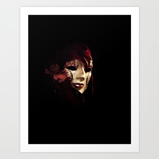 Mask 5 Art Print