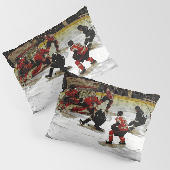 The End Zone - Ice Hockey Game Pillow Sham