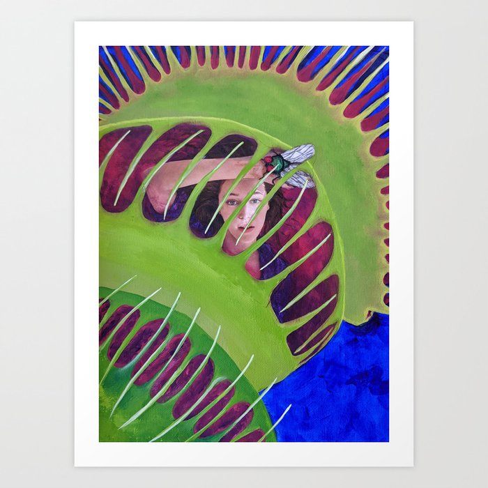 Venus Fly Trap Art Print