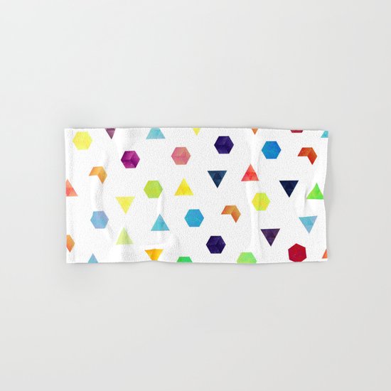Random Geometry Hand & Bath Towel