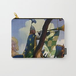 “He Blew Three Deadly Blasts” by NC Wyeth Carry-All Pouch