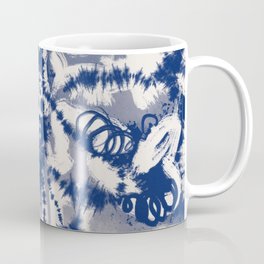 Ultramarine symmetrical abstract 04 Mug