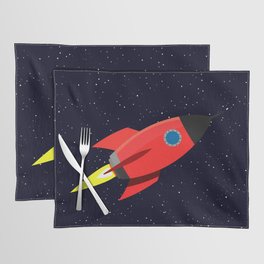 Rocket in space Placemat