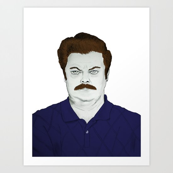 SWANSON Art Print