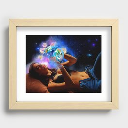 Is It Just Me. Recessed Framed Print