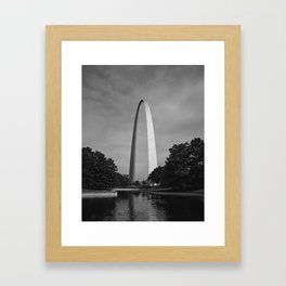 The Arch in Monochrome Framed Art Print