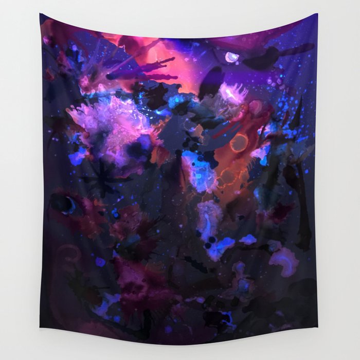 Into the singularity Wall Tapestry