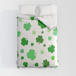 Green Shamrock Pattern Comforter