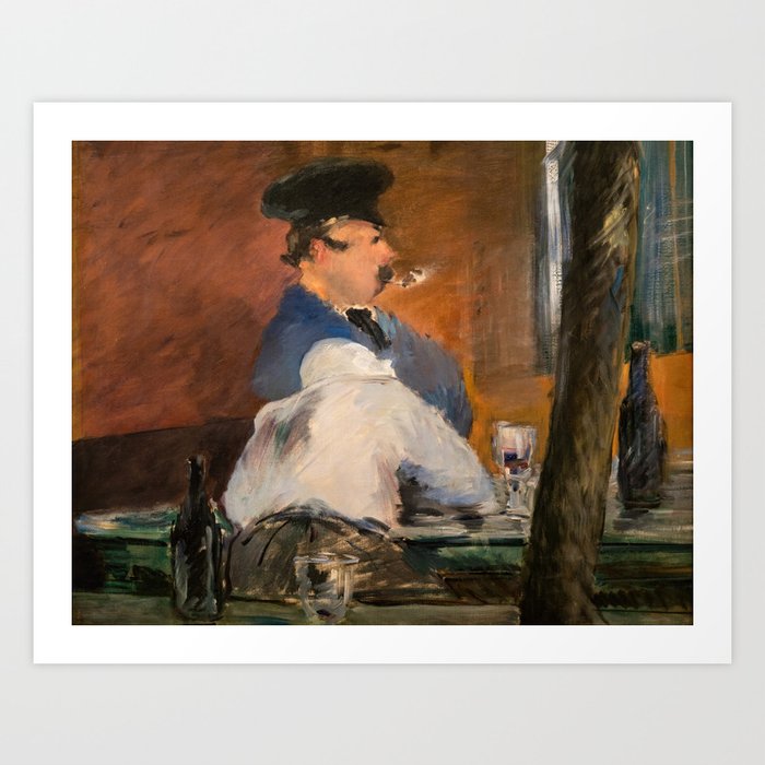 Edouard Manet - The Bar, Le Bouchon Art Print