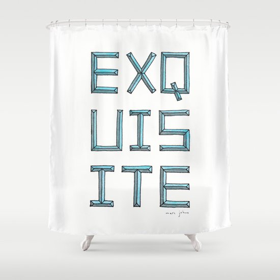 EXQUISITE Shower Curtain
