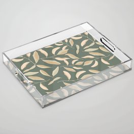 Simple Leaves Acrylic Tray