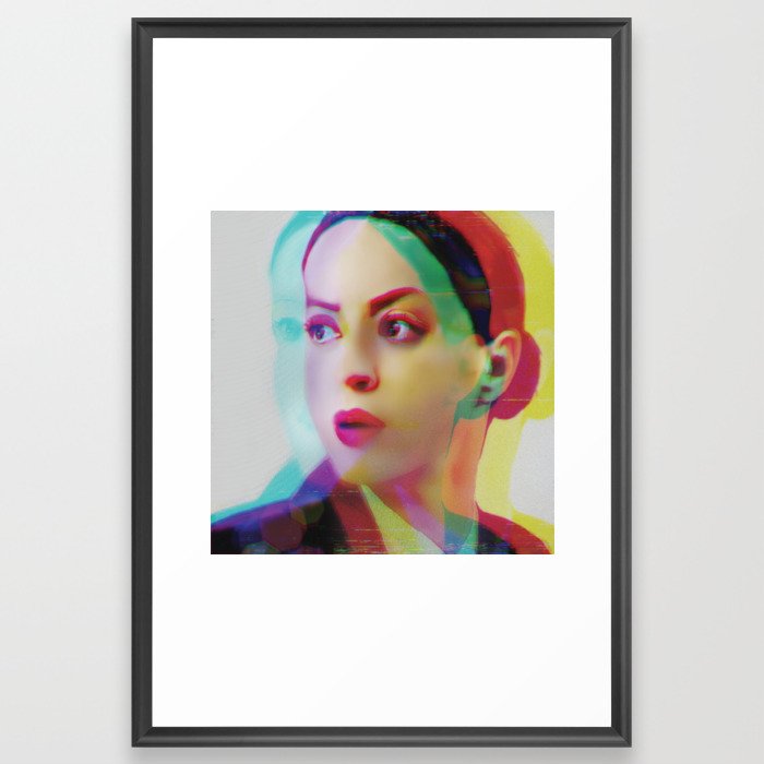 Delia Framed Art Print