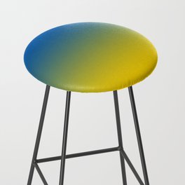 Blue and Yellow Solid Colors Ukraine Flag Colors Gradient 2 100% Commission Donated To IRC Read Bio Bar Stool