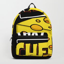 Cheese Board Sticks Vegan Funny Puns Backpack