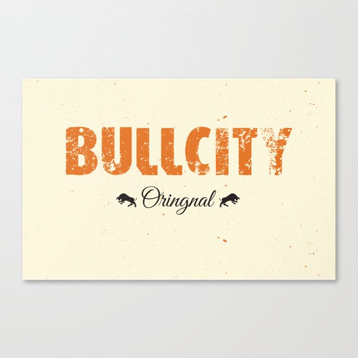 Bull City Canvas Print