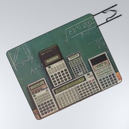 Casio Calculators...the good old days. Picnic Blanket