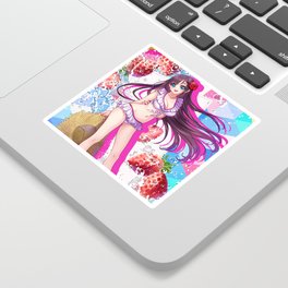 Swimsuit Girl x Fruit (Strawberry) Sticker