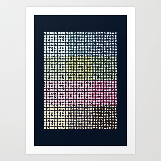 Evil eyes Art Print
