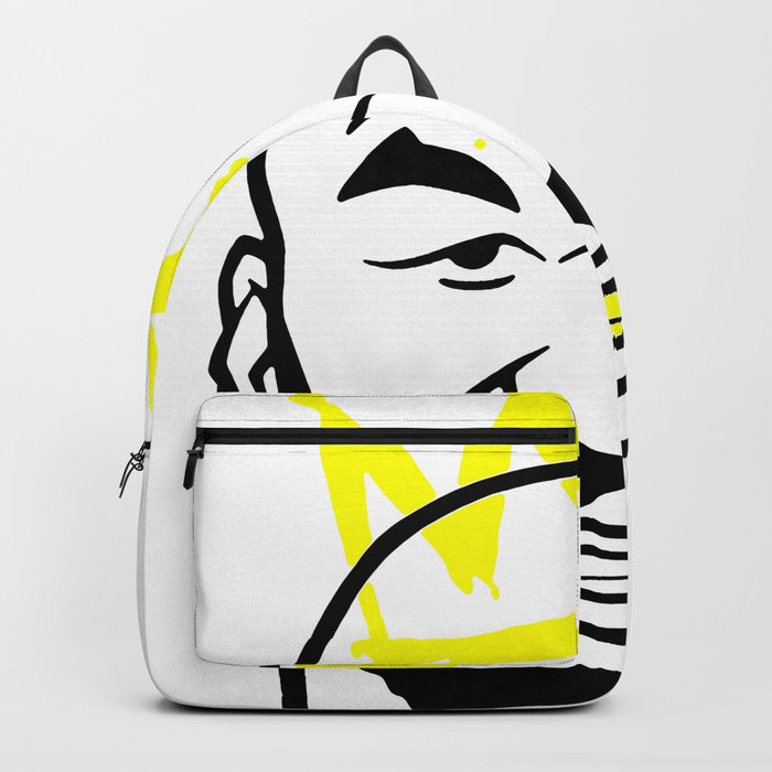 Mike Tyson Boxing Illustration merchandise Backpack by Joshua