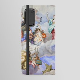 Baroque mural painting in Karlskirche (St. Charles's Church), Vienna, Austria Android Wallet Case