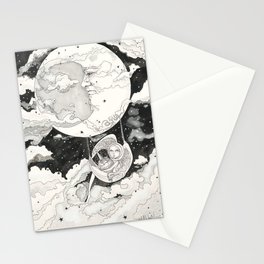 Moon Angel Stationery Cards