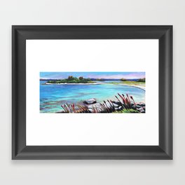 Carter's Beach Framed Art Print
