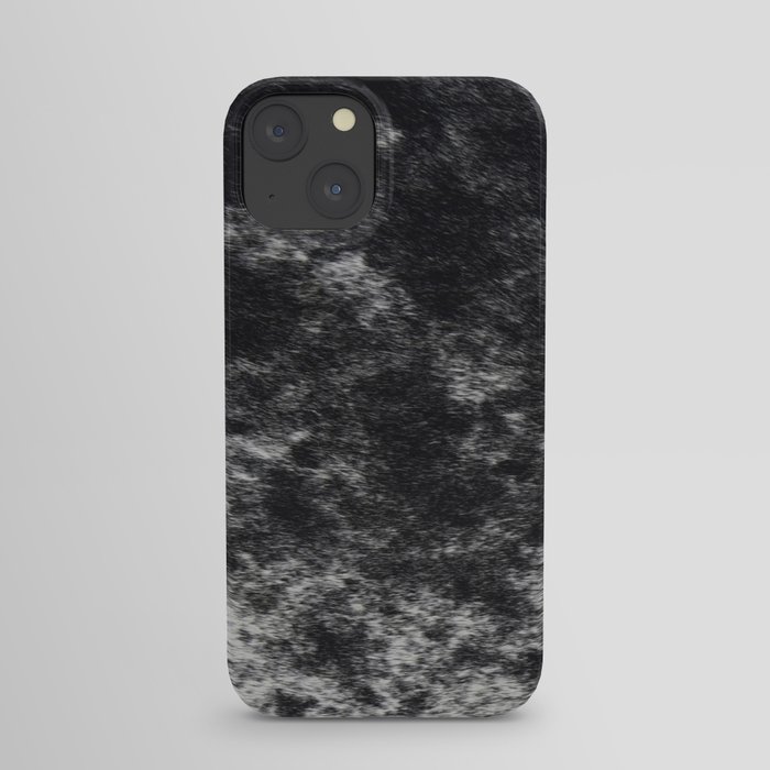 Rusty Monochrome Cowhide iPhone Case