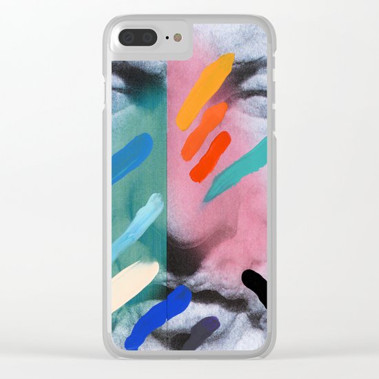 Composition on Panel 6 Clear iPhone Case