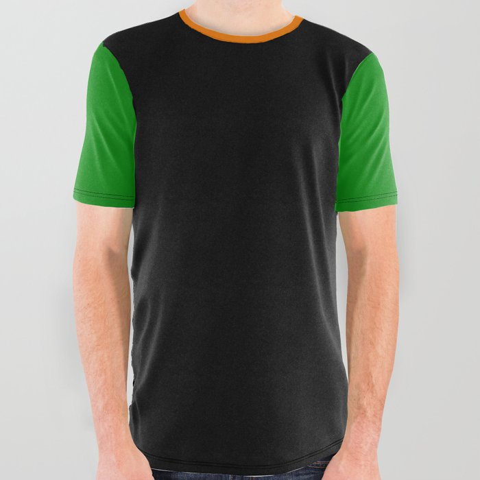 Green graphic tees cheap