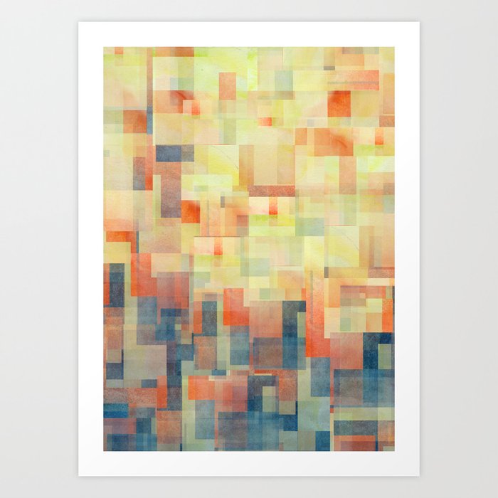 Cubism Dream (Brush Fire Remix) Art Print