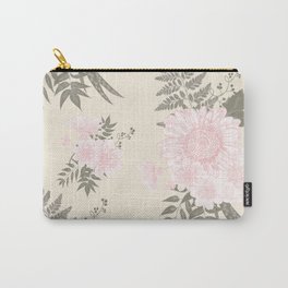 Bonjour in Soft Colors Carry-All Pouch