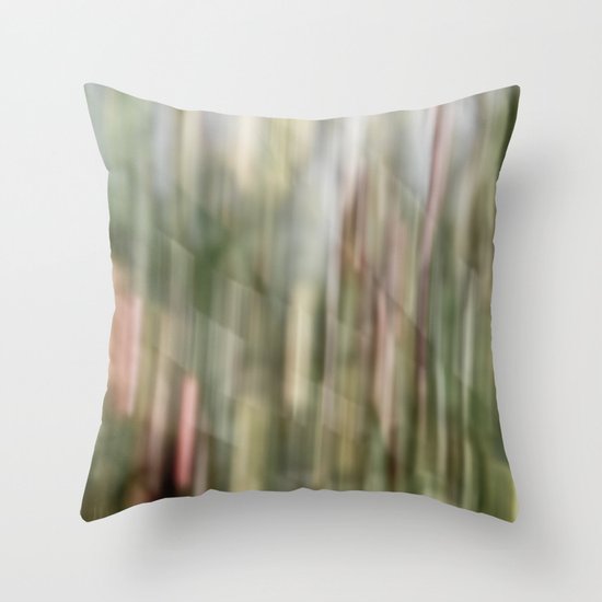 autumn blur Throw Pillow