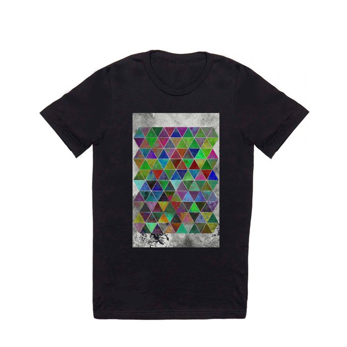 Textured Triangles - Abstract, textured, geometric, painting T Shirt