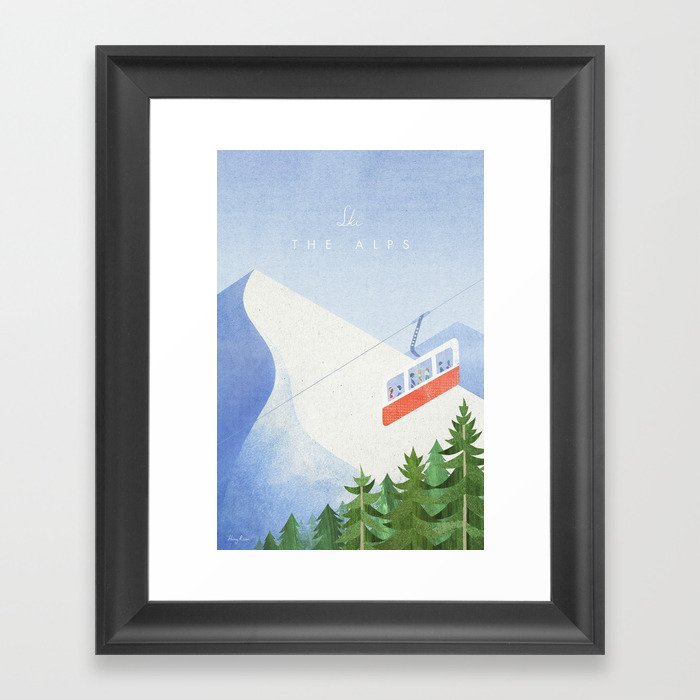The Alps Framed Art Print