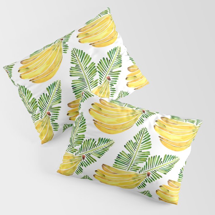 Banana Bunch – Green Leaves Pillow Sham