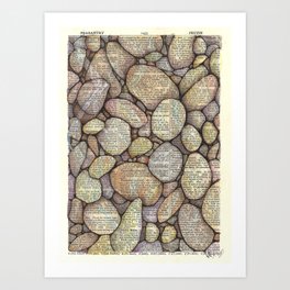 Bed of Stone Art Print