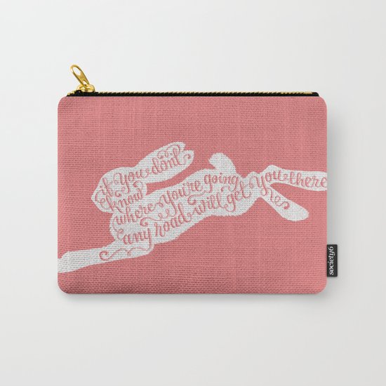 Alice in wonderland - pink Carry-All Pouch