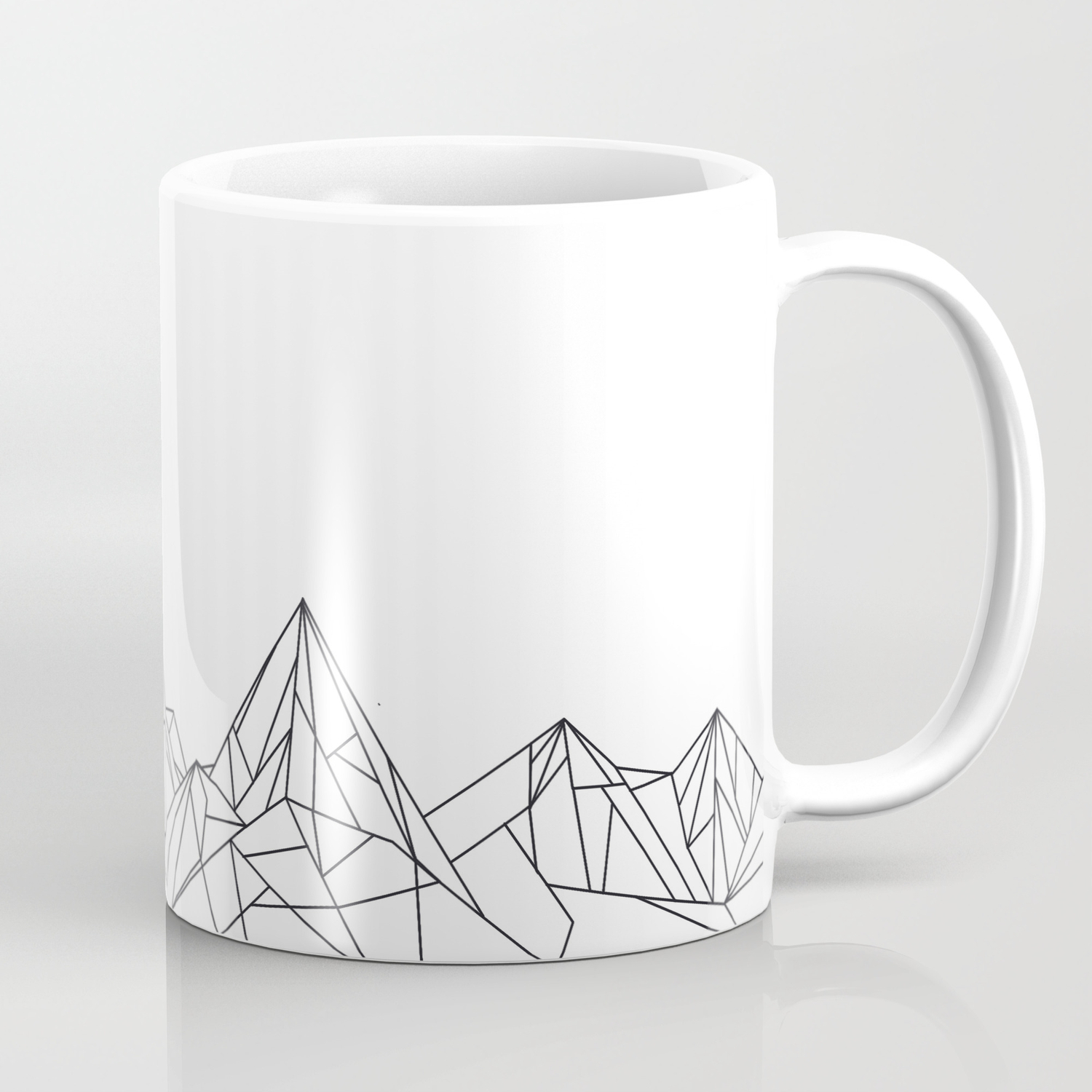 Night Court Mountain Design Coffee Mug By Floeing Society6