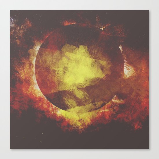The baby moon Canvas Print