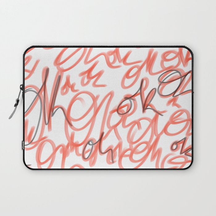 A Series of Oh & Ok Laptop Sleeve
