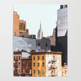 New York City Colorful Poster