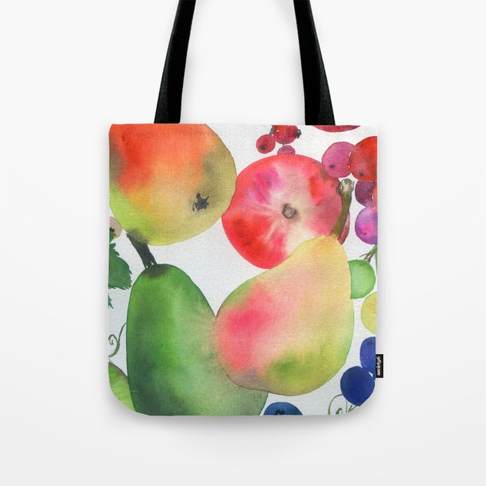 rainbow fruits Tote Bag