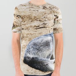 Wolf Portrait 65 All Over Graphic Tee
