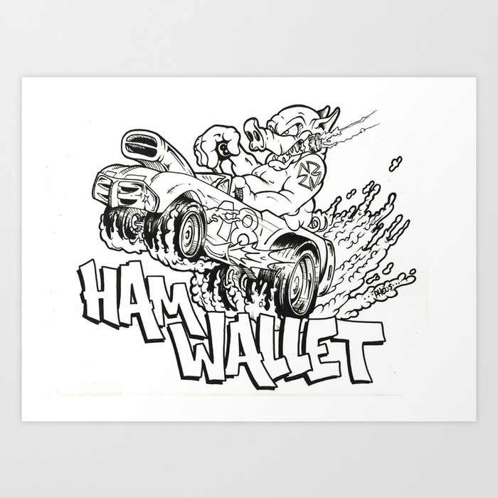 hamwallet  Art Print