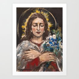 Saint Mary Goretti Art Print